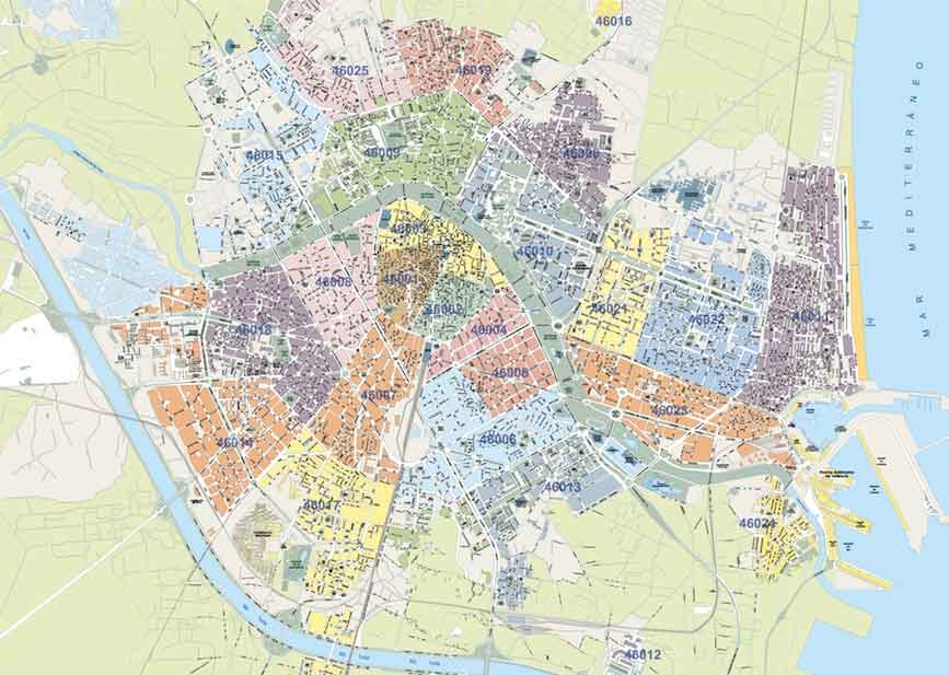 Mapa Valencia-Capital